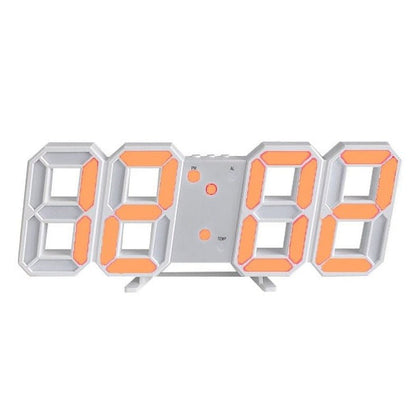 Wandklok LED 3D Dimbaar Modern Design Timora