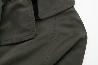 Dames Trenchcoat Lange Trendy Voorjaarsjas met Ceintuur