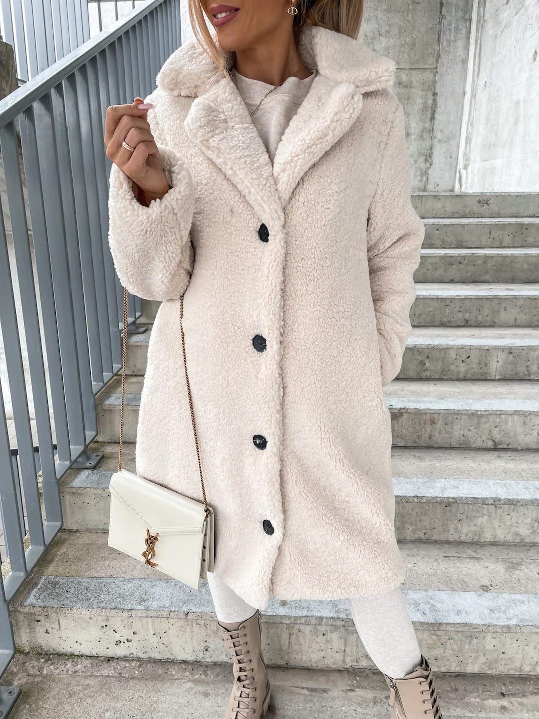 Dames Teddyjas Elegante Zacht Warm