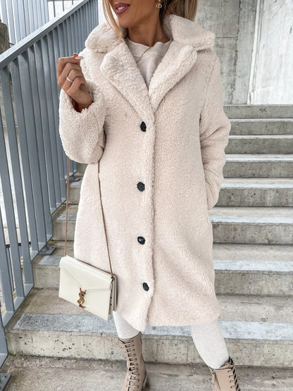 Dames Teddyjas Elegante Zacht Warm