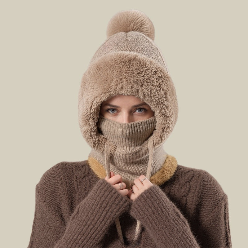 Dames Muts met Sjaal Warm voor Ski en Winter - Mode Vibes