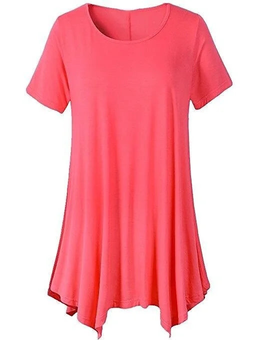 Dames T-shirt Korte Mouwen Loose Fit Zomer