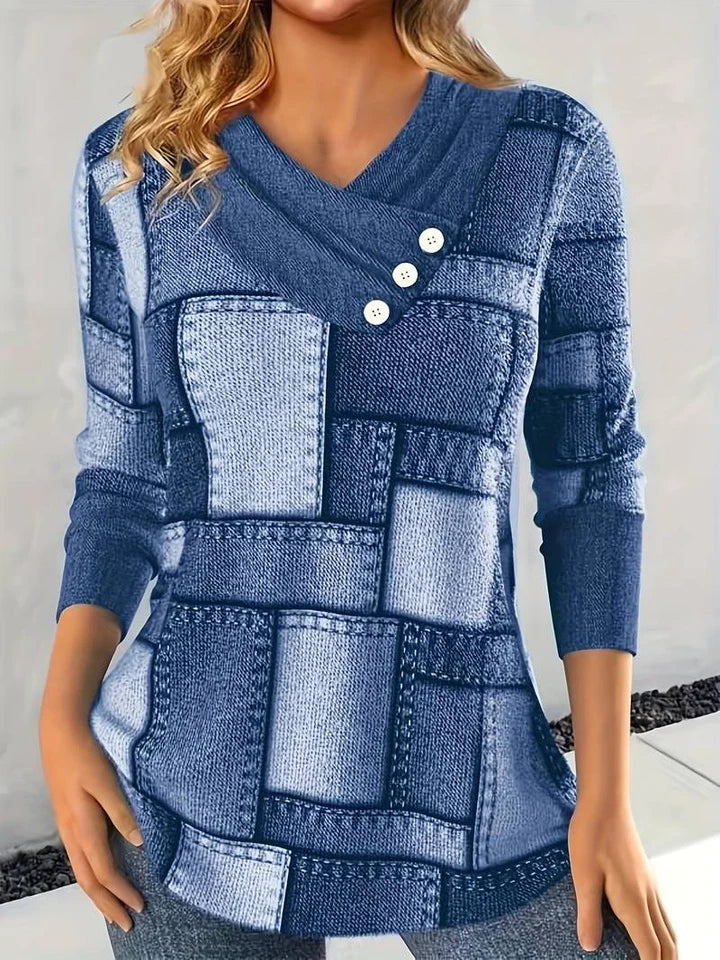 Dame Shirt Lange Mouwen Casual
