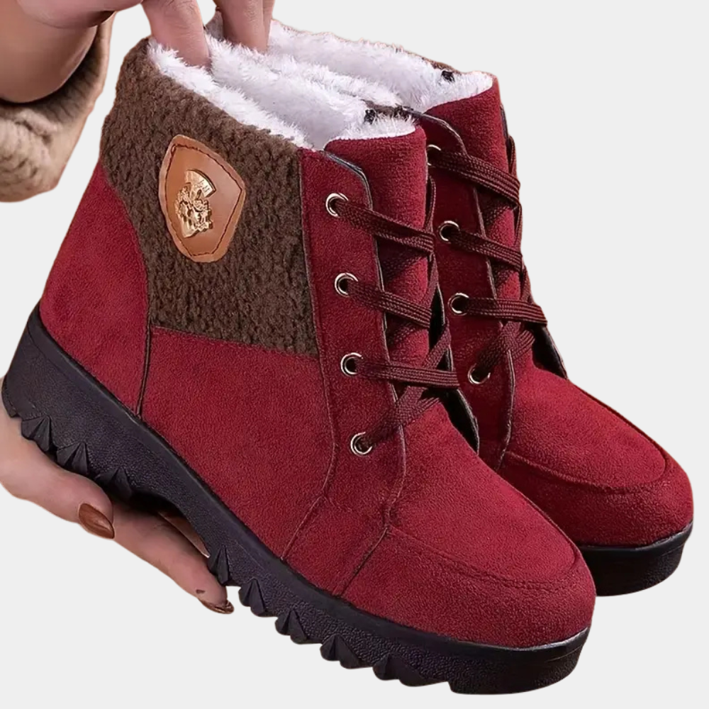 Dames Winterlaarzen Gevoerd Warm en Waterdicht Sienna