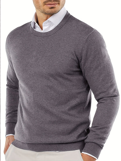 Gebreide Trui Ronde Hals Trendy Dameskleding