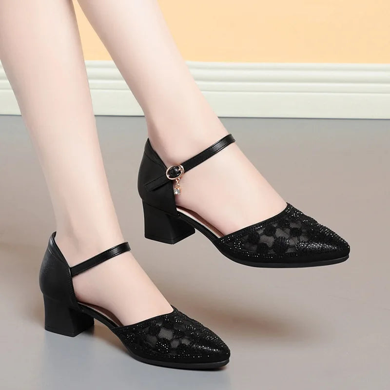 Style Zomer Med Block Sandalen