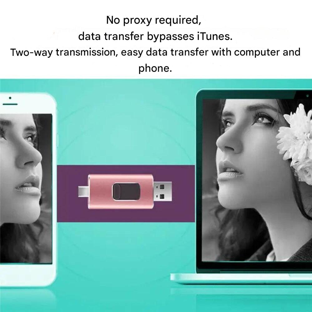 4-in-1 USB Flashdrive voor Alle Apparaten