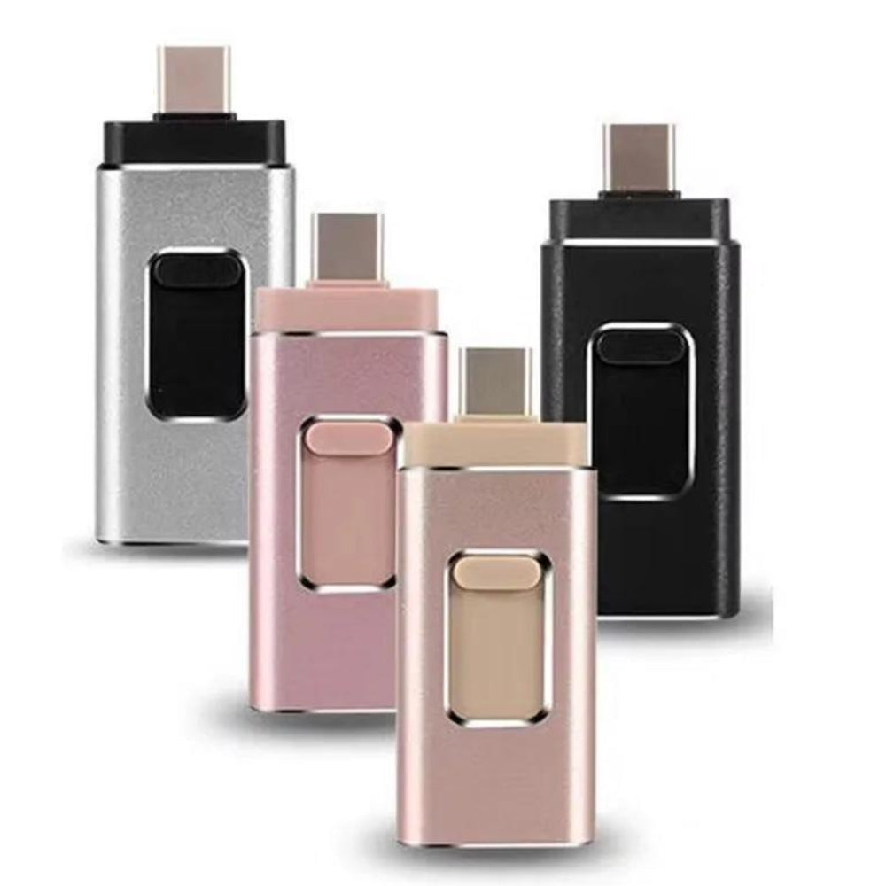 4-in-1 USB Flashdrive voor Alle Apparaten - Mode Vibes