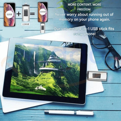 4-in-1 USB Flashdrive voor Alle Apparaten