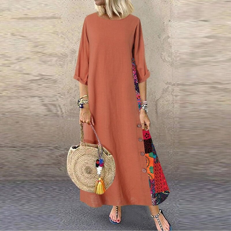 Zomerjurk Vrouwen Luchtige Jurk met Tijdloos Design