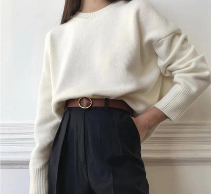 Zachte Cashmere Trui voor Vrouw Warm en Comfy