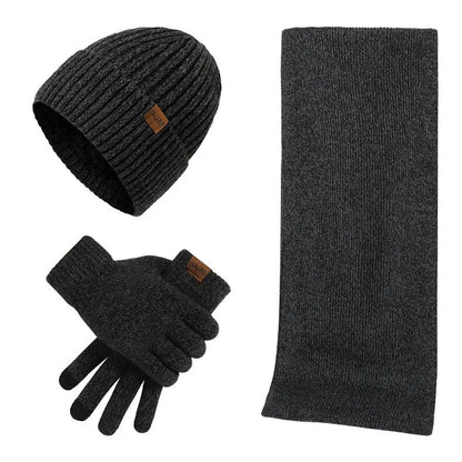 Warme Winterset met Muts, Sjaal en Handschoenen