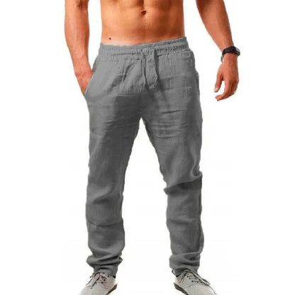 Linnen Broek Ademend Comfortabel Zomermodel