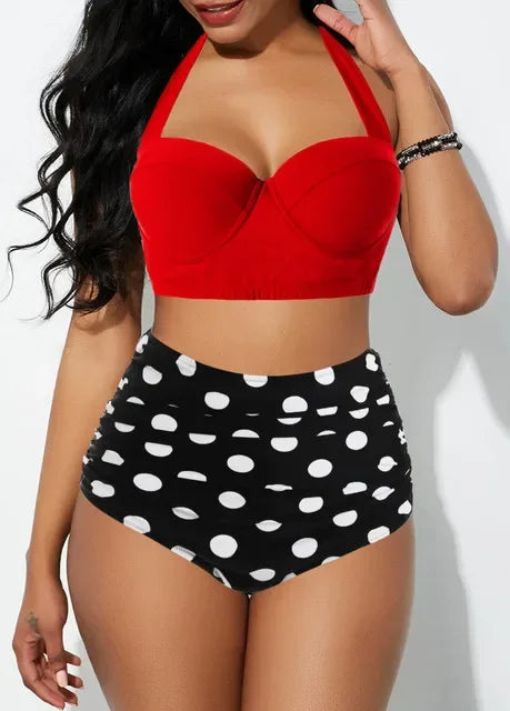 Plus Size Bikini Stijlvol & Vrolijk Badpak voor Dames