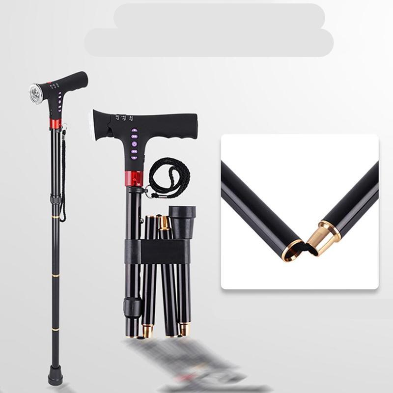 Wandelstokken met LED Licht voor Nordic Walking