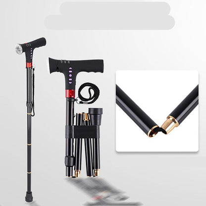 Wandelstokken met LED Licht voor Nordic Walking