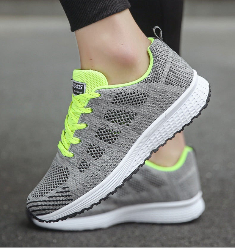 Dames Sneakers Lichtgewicht Ademend – Comfort Wandelschoenen voor Dagelijks Gebruik