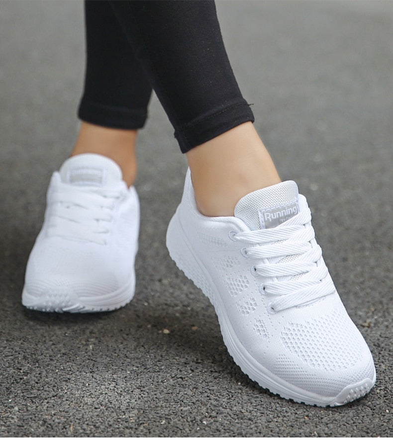 Dames Sneakers Lichtgewicht Ademend – Comfort Wandelschoenen voor Dagelijks Gebruik