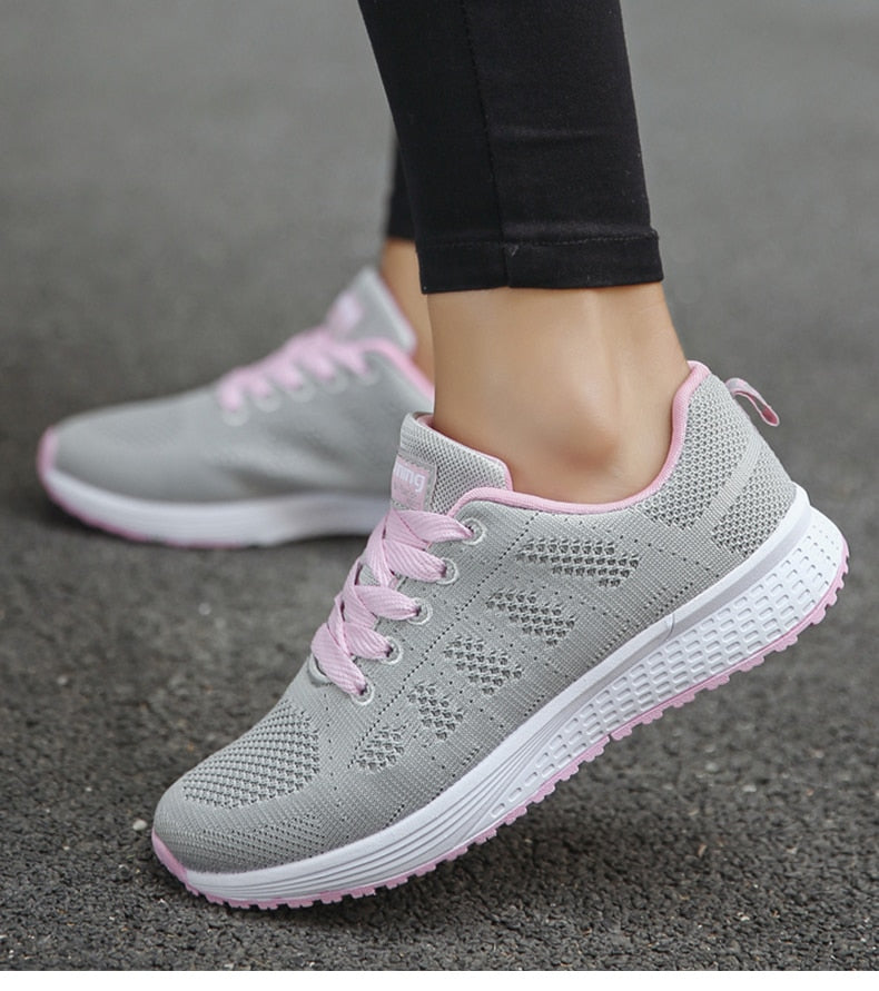 Dames Sneakers Lichtgewicht Ademend – Comfort Wandelschoenen voor Dagelijks Gebruik