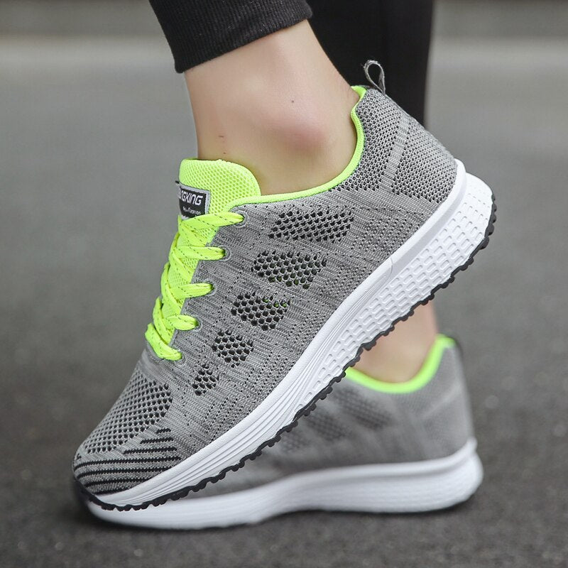 Dames Sneakers Lichtgewicht Ademend – Comfort Wandelschoenen voor Dagelijks Gebruik