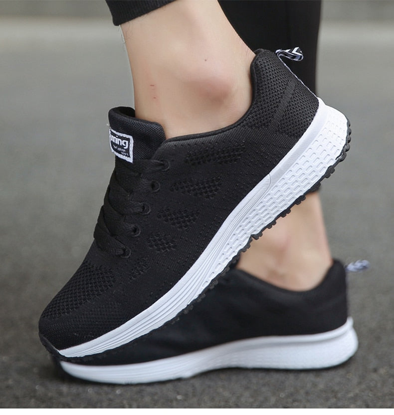 Dames Sneakers Lichtgewicht Ademend – Comfort Wandelschoenen voor Dagelijks Gebruik