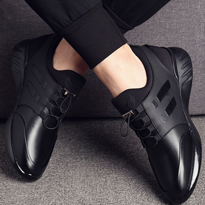 Comfortabele Orthopedische Leren Herenschoenen Premium