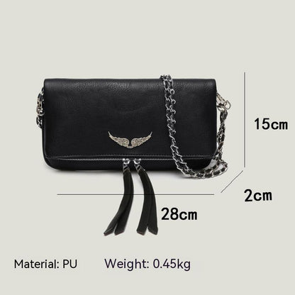 Dames Clutch met Ketting en Praktische Binnenkant
