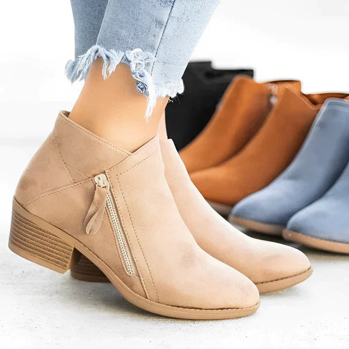 Dames Enkellaarsjes Hoge Hak Zijrits Stiletto - Mode Vibes