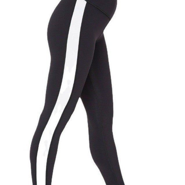 Dames Sportlegging Elegante Fit met Contrasterende Strepen