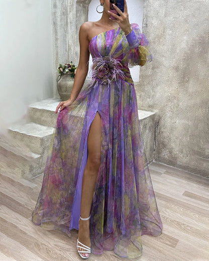 Nora | Elegante Feestelijke Off-Shoulder Jurk