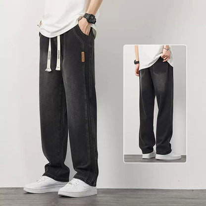 Herense Jeans Rechte Pijp Luchtig en Comfortabel - Mode Vibes