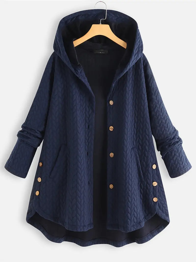 Warme Winterjas voor Vrouwen Donkere Kleuren - Mode Vibes
