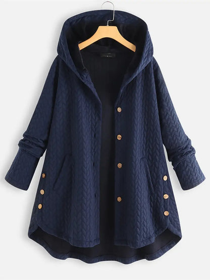 Warme Winterjas voor Vrouwen Donkere Kleuren - Mode Vibes