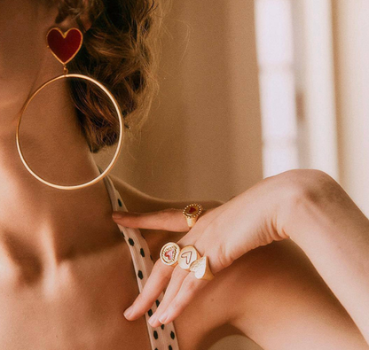 Dames Oorbellen Punk Stijl Zilveren Hangoorbellen