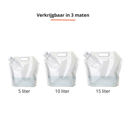Draagbare Waterzak voor Hardlopers en Fietsers