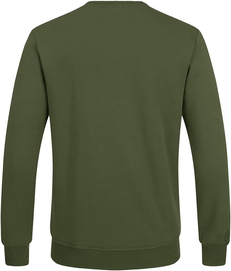 Heren Fleece Sweatshirt Zacht en Warm