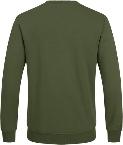 Heren Fleece Sweatshirt Zacht en Warm