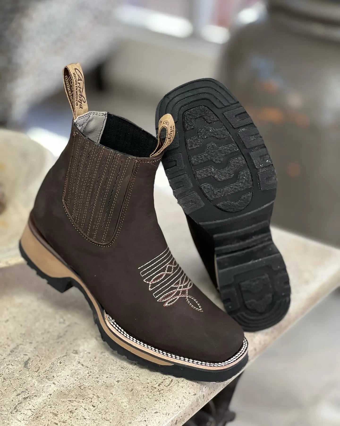 Cowboystiefels voor Mannen en Vrouwen Leer Western Stijl