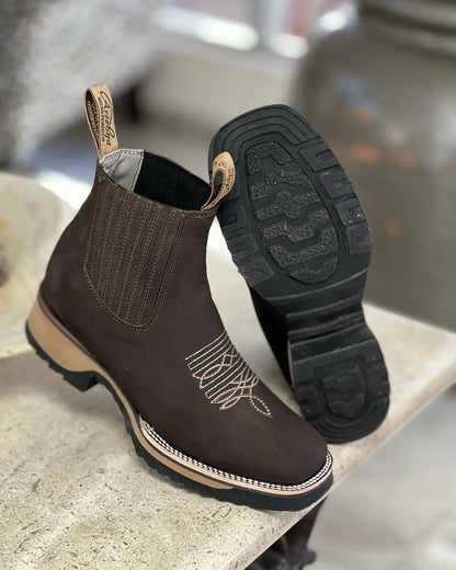 Cowboystiefels voor Mannen en Vrouwen Leer Western Stijl