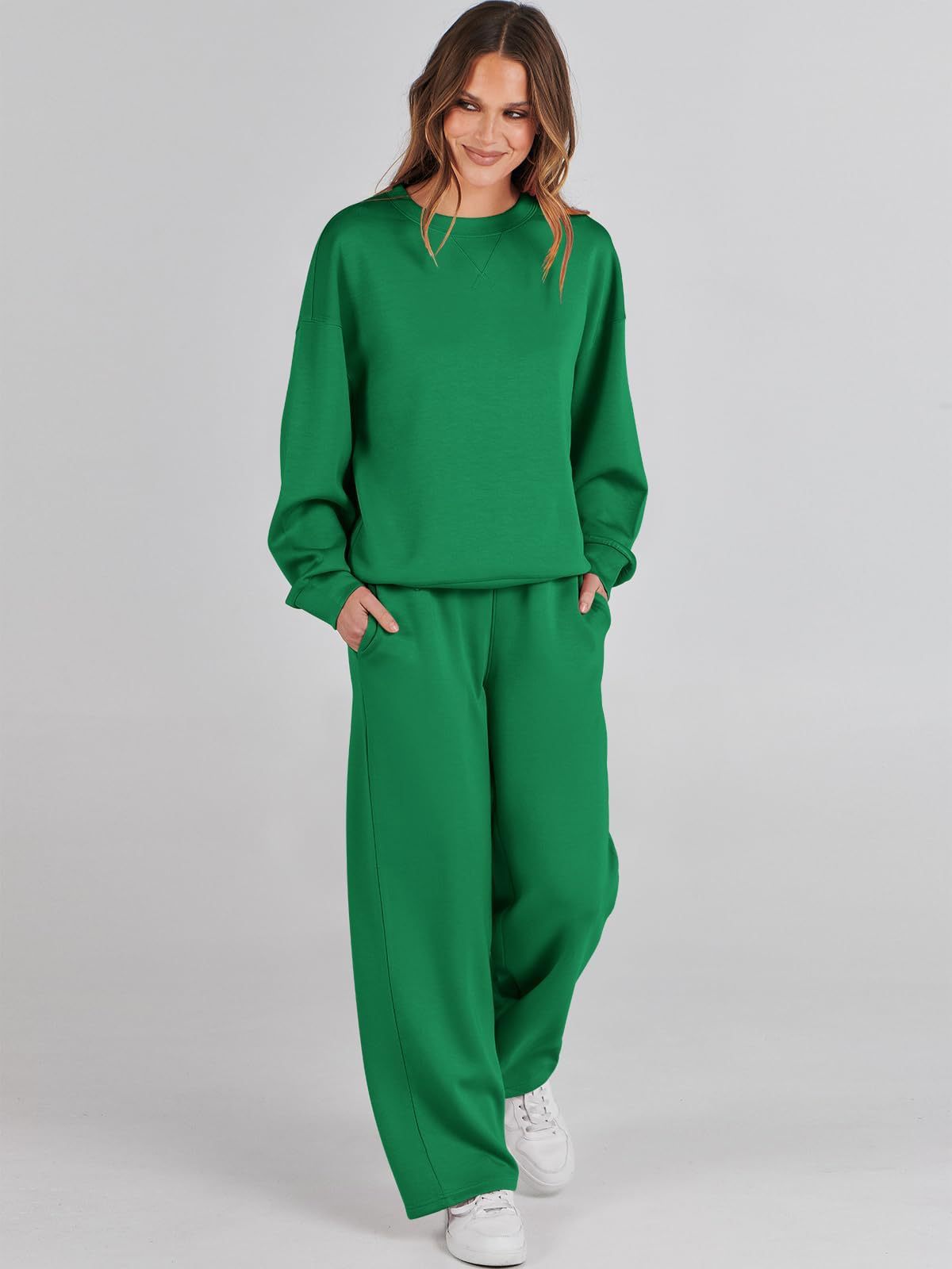 Dames Sweater Set Lange Mouwen Comfortabel Tweedelig