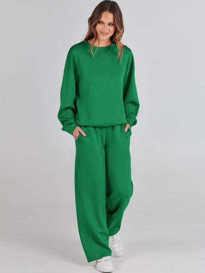 Dames Sweater Set Lange Mouwen Comfortabel Tweedelig