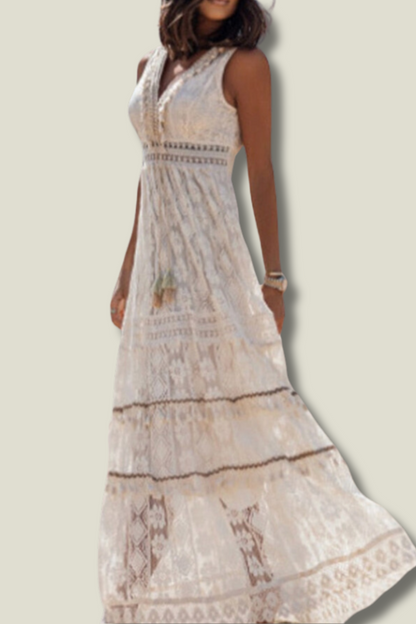 Maxi Jurk Bohemian Stijl Vrouwelijke Zomerjurk