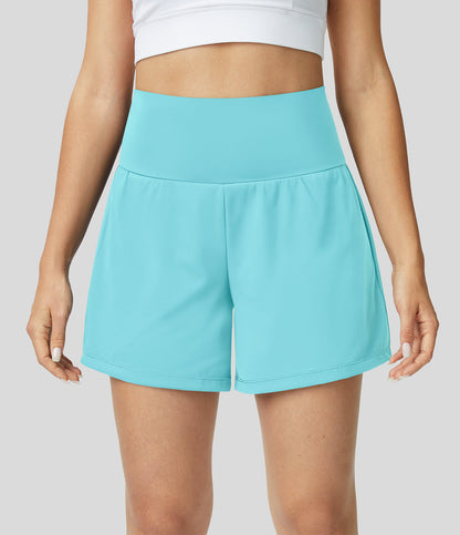 Dames Fitnessshorts High Waist Ademend Sneldrogend – Mirabella