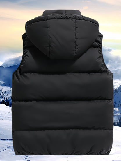 Domenico | Gilet leggero con cappuccio