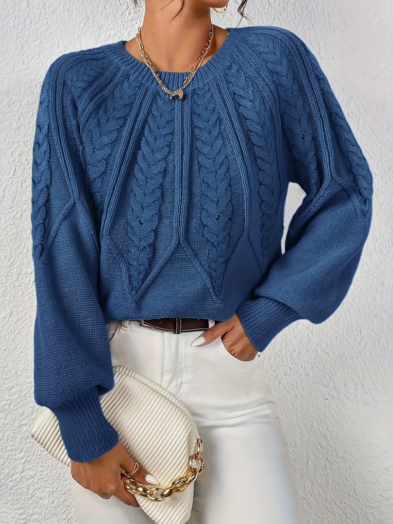 Dames Trui Klassiek Comfortabele Pasvorm - Mode Vibes
