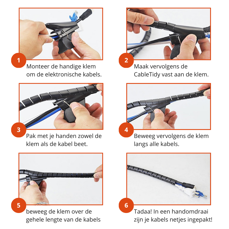 Kabelorganizer voor Nette Kabelbeheersing