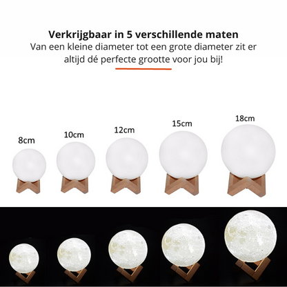Maanlamp LunaGlow Magisch Nachtlampje