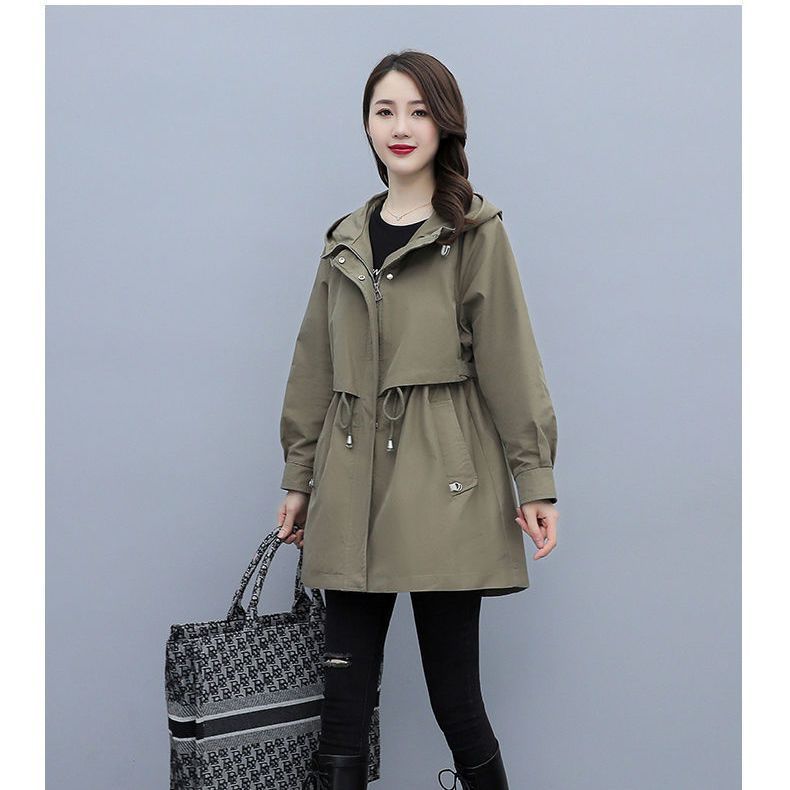 Dames Parka Jas Met Capuchon Koreaanse Stijl Modern