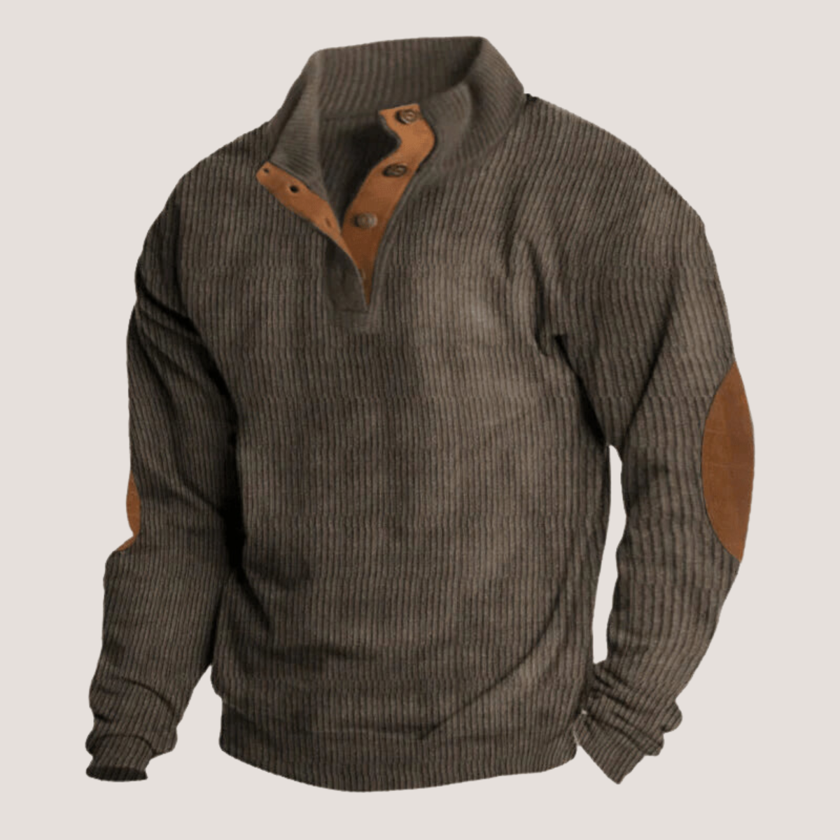Rico | Maglia a coste con bottoni