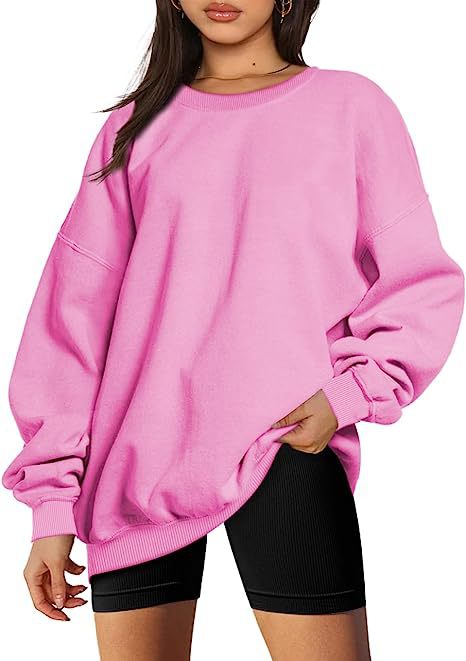 Dames Oversized Trui Ronde Hals Zacht Basic Model